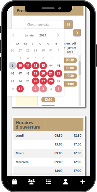 image page perso mobile